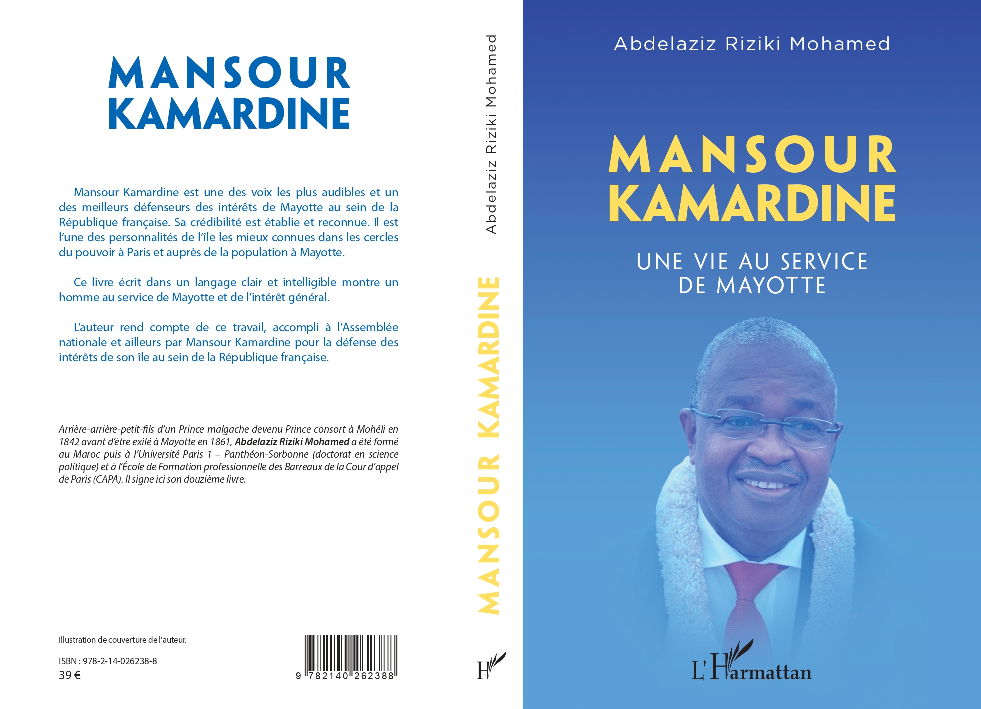 Livre: Mansour Kamardine. Une vie au service de Mayotte