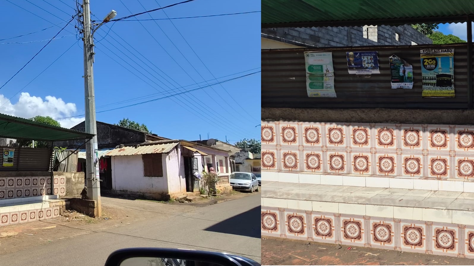 Une sœur de Mayotte en visite à Mohéli fait le pèlerinage à Poteau Central, à Djoiezi